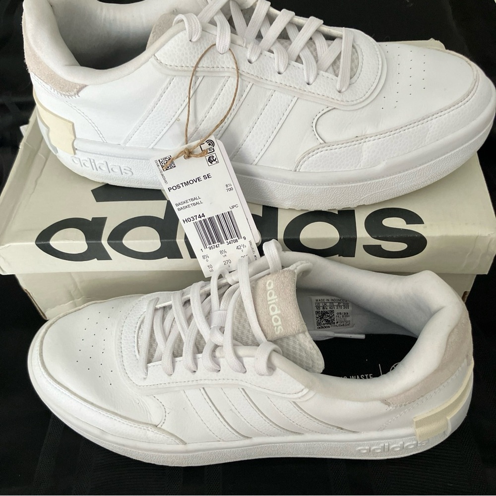 Adidas Women's Size 10 POSTMOVE SE Basketball Sneakers White H03744
